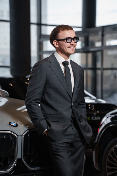 Костюм двойка серый, материал: Полиэстер - 8%, Шерсть - 88%, Эластан - 4%. Комплект: Брюки, Пиджак. Фото 7